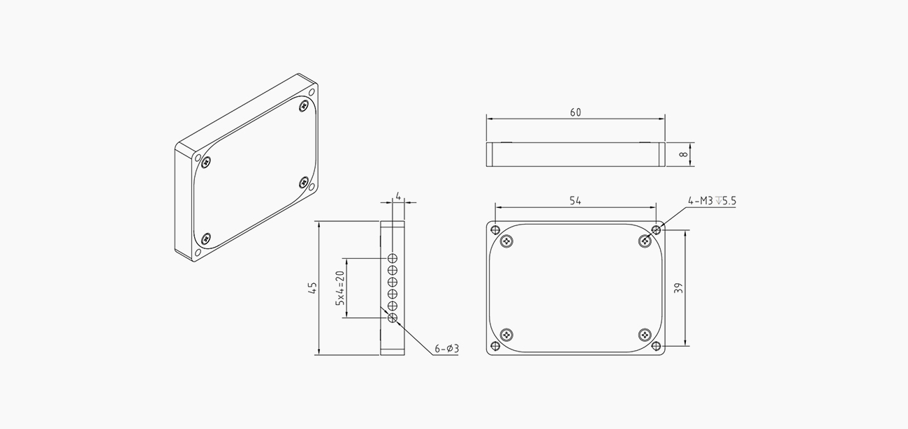 CEx Module Mechanical Drawing